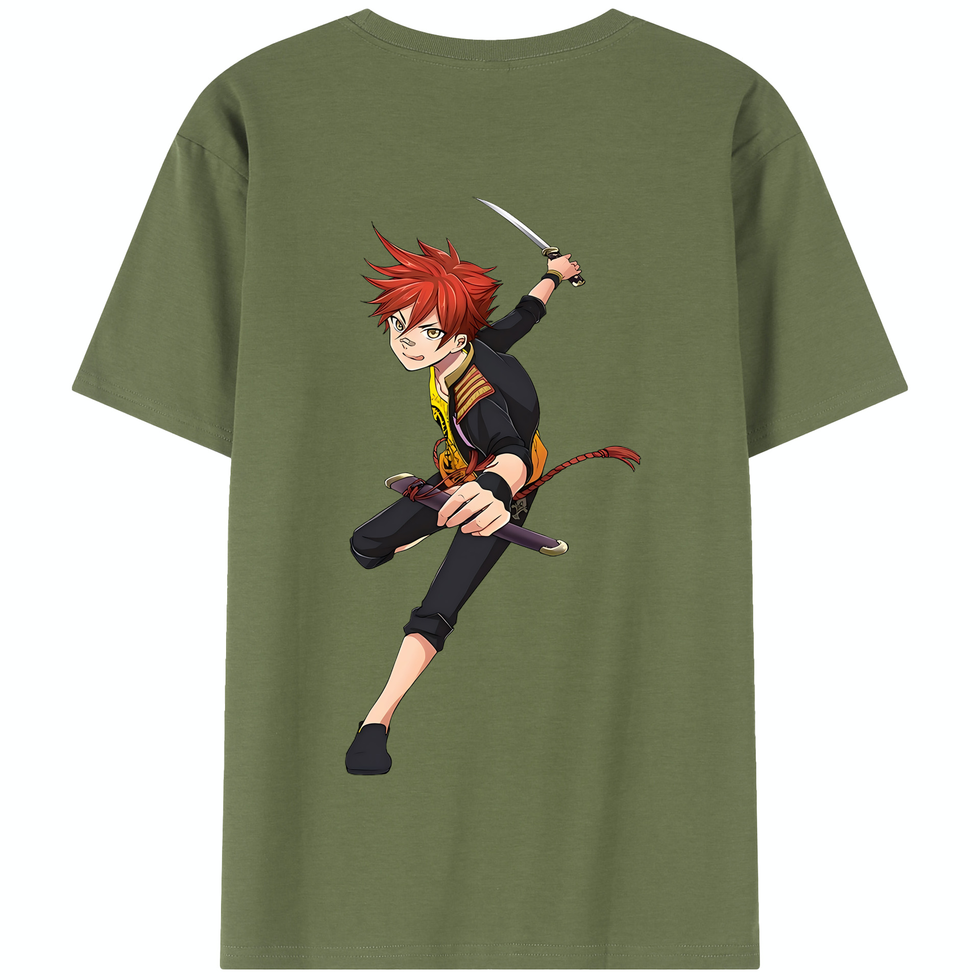 （画像用） 刀剣乱舞 Touken Ranbu 綿100％半袖Tシャツ（背面プリント）